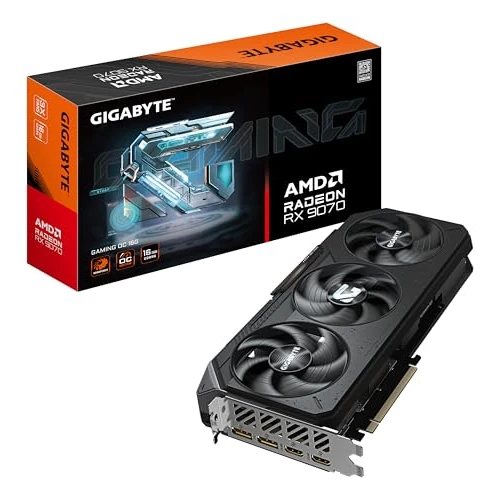 Zeitlich begrenztes Angebot: Gigabyte Radeon RX 9070 Gaming OC 16G Grafikkarte - 16 GB GDDR6, 256 Bit, PCI-E 5.0, 2700 MHz Kernfrequenz, 2 x DisplayPort, 2 x HDMI, GV-R9070GAMING OC-16GD von 601.44 € auf 601.44 € (0.00% Rabatt)