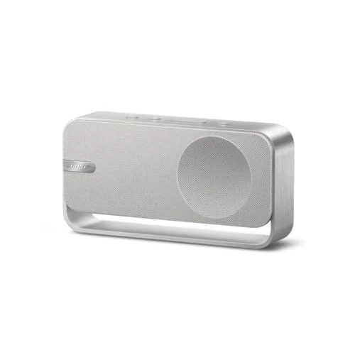 Oferta limitowana: Bose SoundLink Home głośnik, premium, przenośny głośnik półkowy z łącznością bezprzewodową Bluetooth, do 9 godzin pracy, Jasny srebrny z 768.51 zł na 768.51 zł (oszczędź 0.00%)