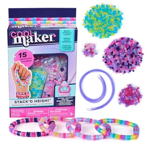 Oferta limitada: Cool MAKER, Stack'd Heishi Paquete de expansión, kit de fabricación de pulseras con más de 1300 cuentas para pulseras, hace 10, juguetes para niños de 7 años en adelante de 9.99 € a 9.99 € (ahorro 0.00%)