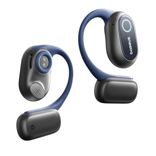 Baseus Bowie MF1 Open-Ear Headphones Bluetooth, Directional Acoustics, Powerful Bass, Ultralight, IPX4 Waterproof, ENC Microphones, Wireless Headphones Bluetooth 5.4 for Running, Training, Fitness