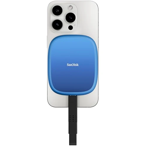 Offre limitée : SanDisk Creator Phone SSD 1 to, Compatible avec MagSafe, Jusqu’à 1000 Mo/s en Lecture, Un Mois d’abonnement à Adobe Creative Cloud de 154.99 € à 154.99 € (0.00% de remise)