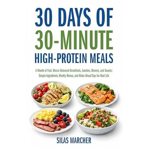 30 Days of 30-Minute High-Protein Meals: A Month of Fast, Macro-Balanced Breakfasts, Lunches, Dinners, and Snacks: Simple Ingredients, Weekly Menus, and Make-Ahead Tips for Real Life (English Edition)