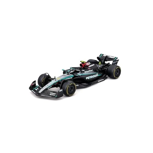 Offre limitée : Bburago - Mercedes AMG Petronas W15 Lewis Hamilton #44 2024 - Modèle réduit réaliste à l'échelle 1:43, pilotée par Lewis Hamilton, Licence Officielle Mercedes, âge recommandé 3+ Ans de 14.93 EUR à 13.59 EUR (remise 9%)