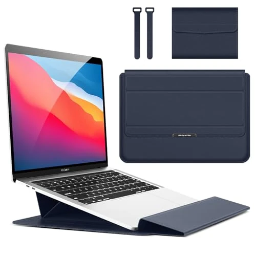 Offerta a tempo: Hinnwer 11 11,6 12 Pollici Custodie per PC Portatile Borsa con Funzione Stand per Ipad Pro 12.9 MacBook Air M1 2020/Surface/Acer/Asus/Dell/Fujitsu/Lenovo/HP/Samsung/Sony Blu - 11% da 23.99 € a 21.24 €
