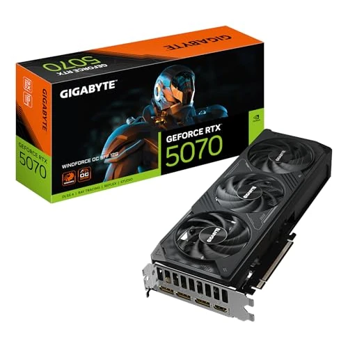 Gigabyte Karta graficzna GeForce RTX 5070 WINDFORCE OC SFF 12G - 12 GB GDDR7, 192bit, PCI-E 5.0, 2542 MHz Core Clock, 3 x DP 2.1a, 1 x HDMI 2.1b, NVIDIA DLSS 4, GV-N5070WF3OC-12GD