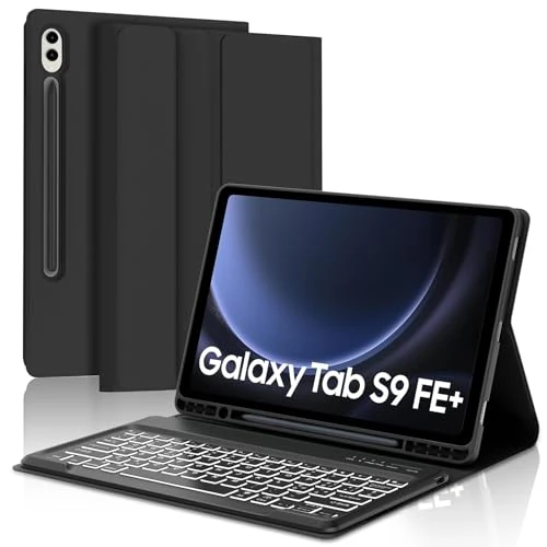 Offerta a tempo: Tastiera per Samsung Galaxy Tab S9 FE Plus/S9 FE+/S9+/S10 Plus/S10+ 12.4" - 52% da 28.99 € a 13.99 €