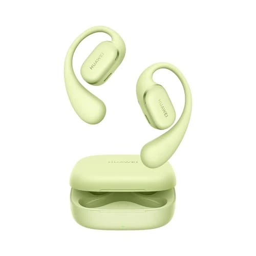 Offerta a tempo: HUAWEI FreeArc Auricolari Open Ear, Auricolari Wireless Bluetooth, IP57, Fino a 28 ore, Cuffie Bluetooth Sport, iOS & Android & Windows, Loss Care, Verde - 19% da 65.99 € a 53.34 €