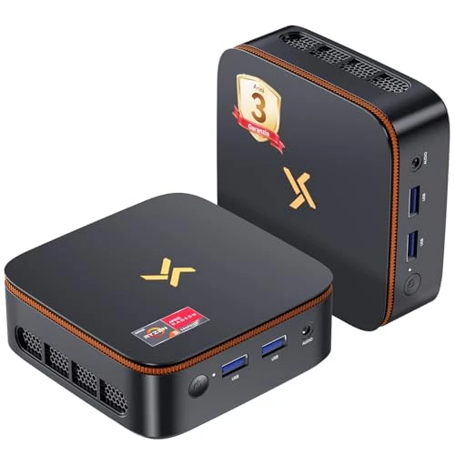 Offerta a tempo: Huidun 2026 H50 Mini PC Win 11 Pro, AMD Ryzen 3300U, 8GB RAM 256GB SSD, Doppio 4K@60Hz HDMI+DP, WiFi 5/BT 4.2, Mini Desktop Computer per Casa, Ufficio e Salotto,Garanzia di 3 anni - 62% da 850.88 € a 319.99 €