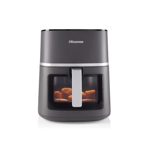 Hisense HAF1900D - 10 programmi automatici, temperatura 40-200°C, 7L, potenza massima 1800W, display LED e comandi touch, finestra