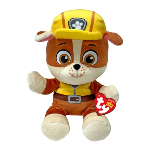 Offerta a tempo: Ty - Collezione Paw Patrol, Rubble, Tutti gli Eroi della Squadra dei Cuccioli in Versione Floppy, Morbido Peluche da Collezionare, Idea Regalo per Grandi e Piccini - 20 cm - T44020 - 27% da 8.25 € a 5.99 €