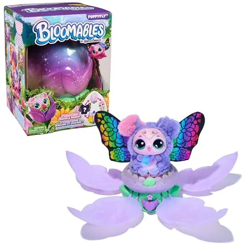 Limited offer: Hatchimals Bloomables Puppyfly Interactive Toy with Surprise, Double Transformation and Over 100 Sounds and Reactions, for Ages 4+ from 128.01 EUR to 93.45 EUR (save 27%)
