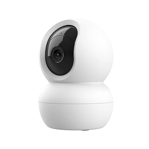 Offre limitee: Trust IPCAM-2800 Camera de Surveillance 360° Intérieure avec Vision Nocturne, Sirène et Microphone Intégrés, Détection Humaine, Camera WiFi avec Application, Maison Connectée, Blanc de 29.99 EUR a 24.74 EUR (economie 18%)