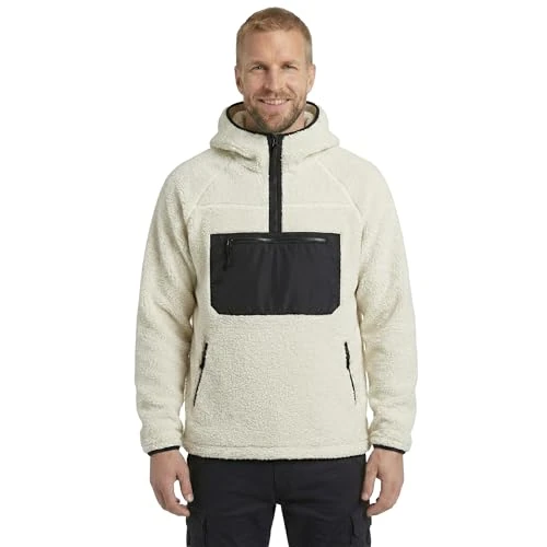 Brandit Men's Teddyfleece Work Pullover 15y. Limited Edition Sweater, White, 3XL