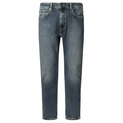Pepe Jeans Męskie dżinsy stożkowe Stanley, niebieskie (denim-4UM), 29W/30L, Niebieski (Denim-4um), 29W / 30L