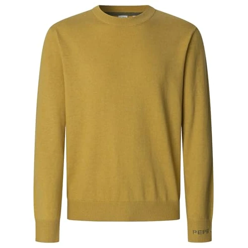 Limitiertes Angebot: Pepe Jeans Andre Crew Neck Strickwaren, Gelb (Cast Yellow), XXL, Herren, Gelb (Cast Yellow), XX-Large von 59.00 EUR auf 44.04 EUR (Spare 25%)