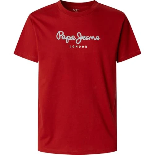 Oferta limitada: Pepe Jeans Eggo N Camiseta para Hombre, Color Rojo (Rugby Red), S, Rojo (Rojo Rugby), S de 29.00 € a 14.31 € (ahorro 51%)