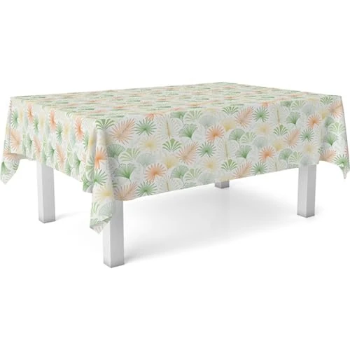 Offerta a tempo: ECOMMERC3 Tovaglia cerata antimacchia rettangolare 220x140 Palmetto Verde - 0.00% da 15.04 € a 15.04 €
