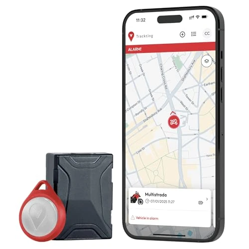 Offerta a tempo: Trackting SMART V3 Mondo - Antifurto GPS localizzatore per Auto e Moto - SIM integrata Senza Canone LTE-M/Edge - No cavi - Batteria record - Telefonata di Allarme e Live Tracking in Caso di Furto - 19% da 349.00 € a 281.82 €