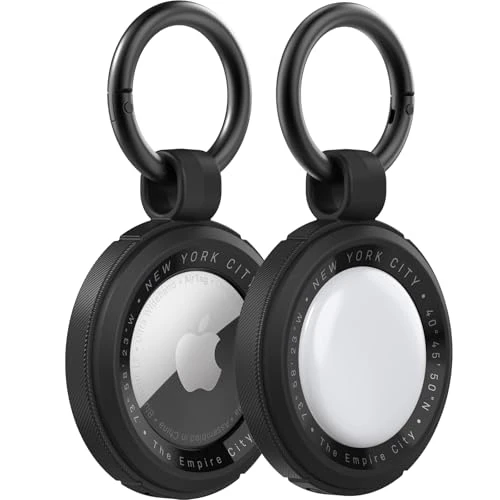 Offerta a tempo: OtterBox Rugged AirTags Case per AirTag, antishock e Cadute, Protezione Ultra Sottile e Rugged per Apple AirTags con moschettone, New York - 45% da 17.24 € a 9.49 €