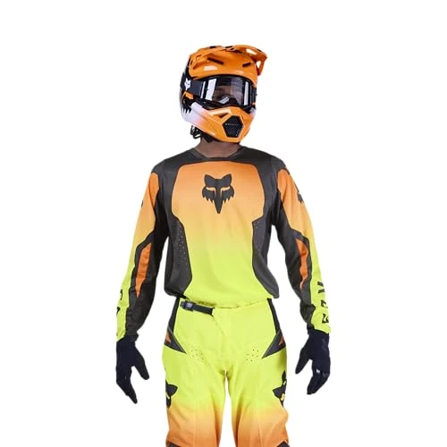 Limited-time offer: Fox Racing Men's 180 Shield Motocross Dirt Bike Jersey, Fluorescent Yellow, Medium from $44.95 to $44.95 (save 0.00%)