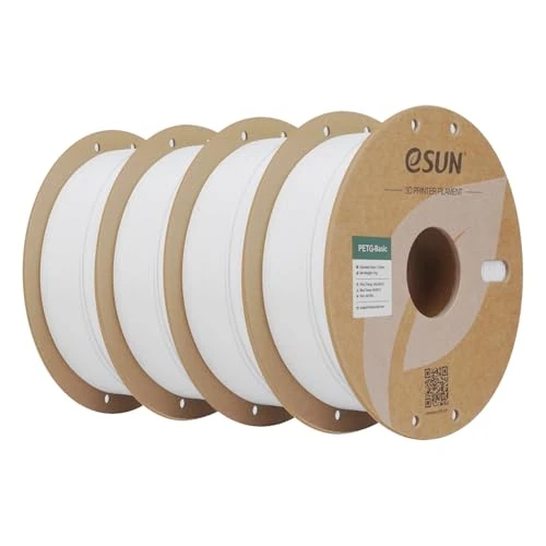 Offerta a tempo: eSUN PETG filamento 1,75 mm, filamento PETG Basic 4kg Bianco - 29% da 69.99 € a 49.99 €