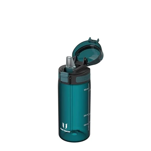 Limited-time offer: Super Sparrow Water Bottle - 500ml - TouchSip Bottle - BPA-Free, Non-Toxic, Eco-Friendly - Straw Tritan Bottles for Kids, Sports, Outdoors, Camping, Travel from 10.51 GBP to 10.51 GBP (save 0%)