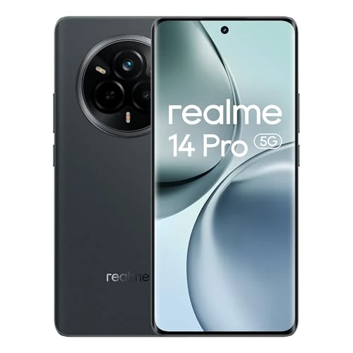 realme 14 Pro Smartphone 5g, 8 + 256GB,Grey,Sony IMX882 OIS AI Camera,Cold-sensitive Color-changing Design,5260 mAh Battery,IP69,120Hz Eye Protection Display,Amazon Exclusive (No Adapter)