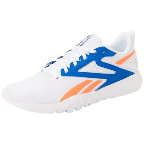 Reebok Flexagon Energy Tr 4.0 voor dames, Wit Optimum Blauw Flash Oranje, 42.5 EU