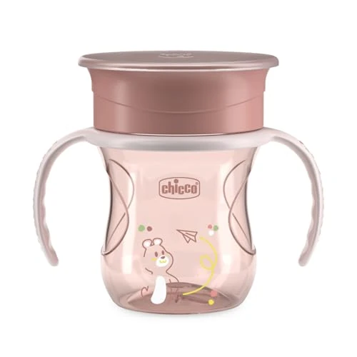 Oferta limitada: Chicco Vaso Perfect, Vaso Antiderrame para niños 200 ml, 1 Biberón 12+ Meses para Aprender a Beber, con Membrana de Silicona 360° y Asas Extraíbles, 0% BPA, Rosa de 12.99 € a 12.99 € (ahorro 0.00%)