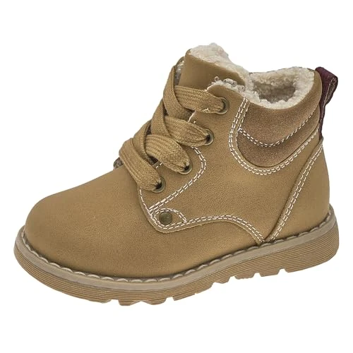 Chicco Boy's Polacchino Fashion Boot, Orange, 20 EU