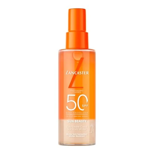 Offerta a tempo: Lancaster Sun Beauty Sun Protective Water - Acqua Bifasica Protettiva Solare SPF50, Texture Effetto Pelle Nuda, Rinfrescante e Idratante, 150 ml - 54% da 44.00 € a 20.21 €