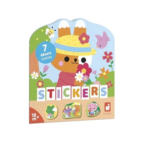 Zeitlich begrenztes Angebot: Janod - Stickerheft Ab 18 Monate - Thema Land - 12 Seiten zum Dekorieren - Kreatives Gestalten - Kind - Lernen Feinmotorik & Konzentration von 5.99 € auf 5.99 € (0.00% Rabatt)