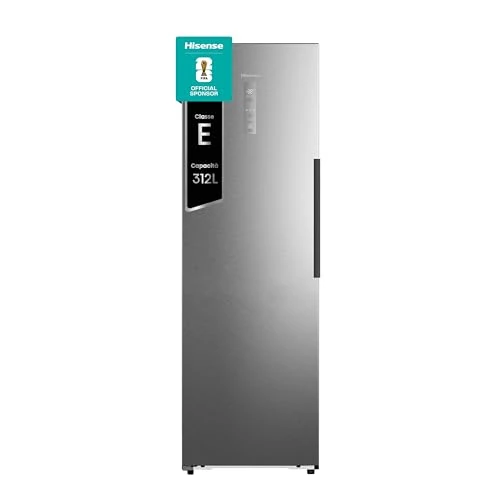 Offerta a tempo: Hisense FT3K310SEIE Freezer Verticale Multi Air Flow, Total No Frost, Inox, 185.6 x 59.5 cm, Classe E, 312 L - 25% da 799.00 € a 599.00 €