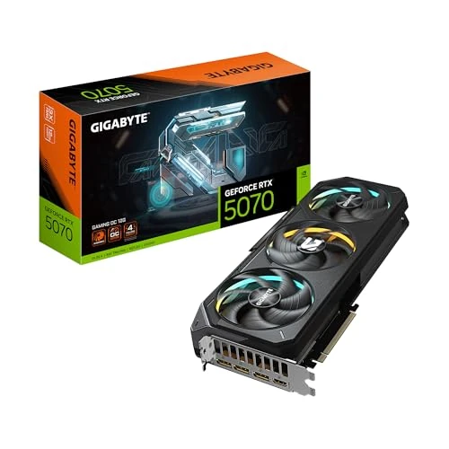 Offre limitée : GIGABYTE GeForce RTX 5070 Gaming OC 12G Carte graphique 12 Go 192 bits GDDR7, PCIe 5.0, système de refroidissement WINDFORCE, GV-N5070GAMING OC-12GD de 674.31 € à 674.31 € (0.00% de remise)