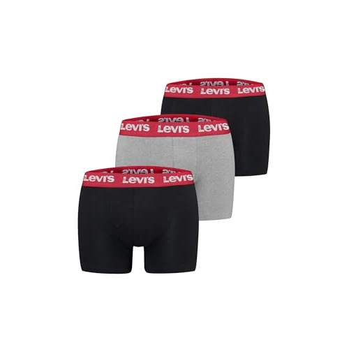Zeitlich begrenztes Angebot: Levis Men Repeat Logo Boxer Brief 3P von 25.00 € auf 25.00 € (0.00% Rabatt)