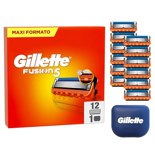 Offerta a tempo: Gillette Fusion 5, 12 Lamette di Ricambio per Rasoio Gillette Fusion5 — 29% da 49,10 € a 34,99 €