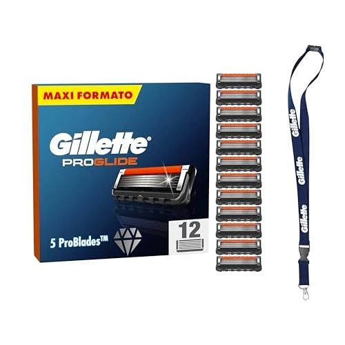Limitiertes Angebot: Gillette Fusion5 Proglide 12 Ersatzklingen mit 2x Gleitstreifen vor und nach den Klingen und neuer EverGlide Gleitstreifen für unglaubliche Gründlichkeit und Komfort von 54.99 EUR auf 47.84 EUR (Spare 13%)