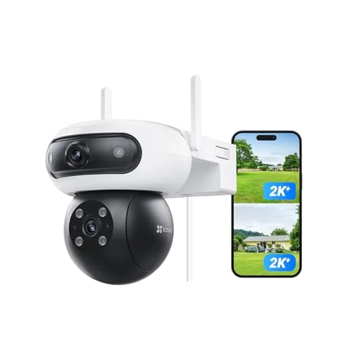 Offerta a tempo: EZVIZ 8MP (4MP+4MP) Telecamera WiFi Esterno con Doppia Lente, Telecamera per Esterni a 360°) — 20% da 129,99 € a 103,99 €