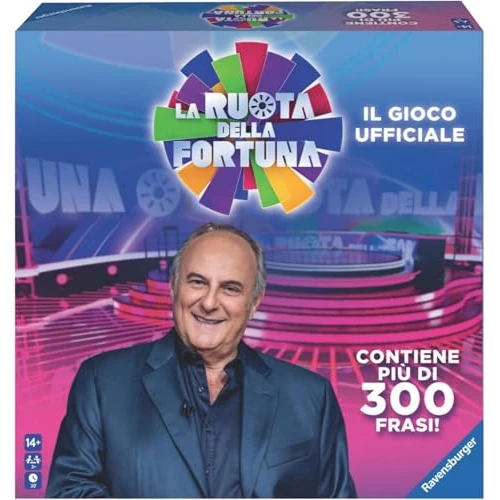 Offre limitee: Ravensburger - La Roue de la Fortune | Jeux de Société Adultes | Gerry Scotti | Jeux de Société Amusants +14 Ans | Jeu de Plateau | 3+ Joueurs | Cadeau Noël de 54.69 EUR a 40.00 EUR (economie 27%)