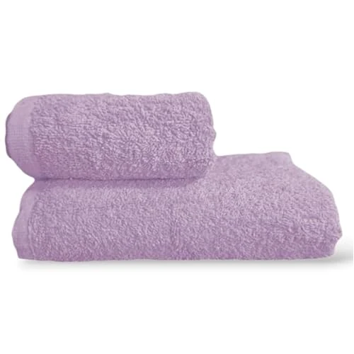 Gargix Handtücher Badetuch-Set 2-teilig 1+1 Gästehandtuch 100% Baumwolle 550g/m² (Sab-10)