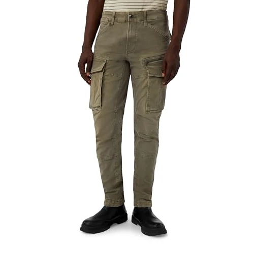 G-STAR Rovic Zip 3D Regular Tapered Pants, Brown (Vintage Dust Turf D02190-e172-h515), 28 W/ 30 L