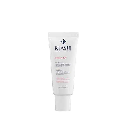 Offerta a tempo: Rilastil Difesa AR, Crema lenitiva antirossore con Pre e Post Biotici, Riequilibrante per Pelle Sensibile. Senza Profumo, 40 ml - 47% da 18.77 € a 10.00 €