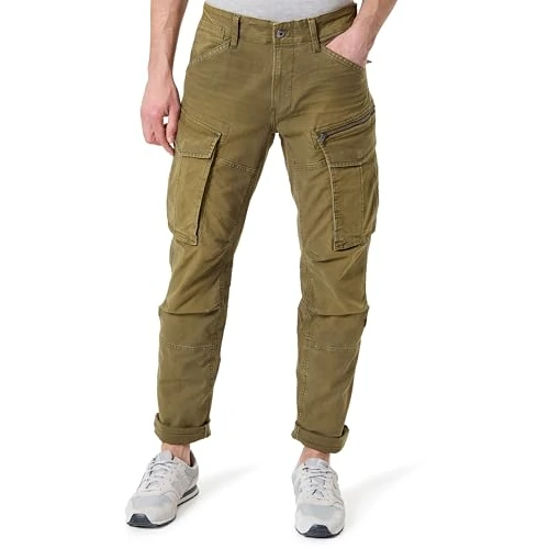 Offerta a tempo: G-STAR Rovic Zip 3D Regular Tapered Pants, Pantaloni, Uomo, Verde Scuro (Vintage Dust Dark Olive D02190-E172-H516), 31W / 32L - 0.00% da 59.69 € a 59.69 €