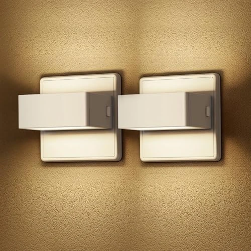LOHAS-LED Nachtlampje voor stopcontact met schemeringssensor, led voor kinderen, 3 instelbare helderheidsniveaus, warmwitte nachtverlichting voor hal, trappen, keuken, badkamer, 2 stuks