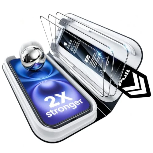 Offerta a tempo: ESR 3 Pezzi Pellicola Vetro per iPhone 16/iPhone 15, Classic - 15% da 14.99 € a 12.74 €