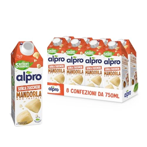 Offerta a tempo: ALPRO - Bevanda alla Mandorla - 8 Pezzi x 750ml — 41% da 19,12 € a 11,29 €