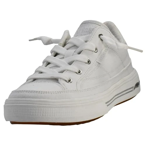 Offerta a tempo: Skechers Arch Fit Arcade-See Ya There - Sneaker da Donna Senza Mani, Bianco, 36 EU - 0.00% da 89.81 € a 89.81 €