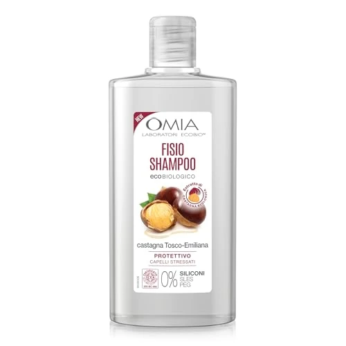 Omia, Fisio Shampoo Protettivo Castagna tosco-emiliana, Capelli stressati