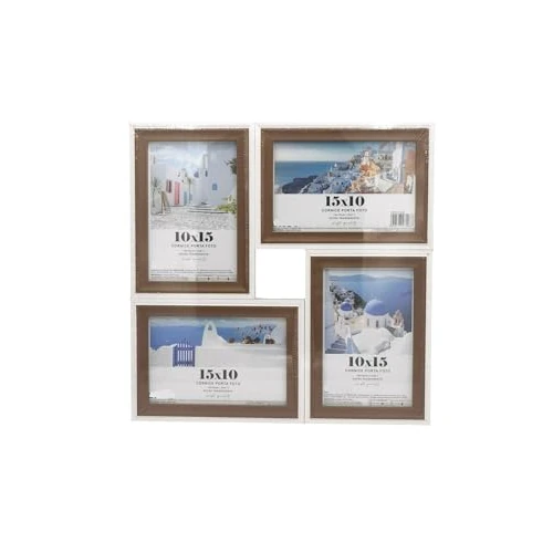 GUTEINTE Cadre photo multi-cadres photo mural avec 4 photos 10 x 15 cm / 4" x 6" - pour salon, chambre, studio ou bureau (moderne)