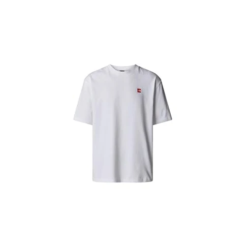 Offre limitée : The North Face NF0A8C1RFN4 U AXYS Oversized S/S Tee T-Shirt Homme TNF White Taille XS de 54.12 € à 54.12 € (0.00% de remise)